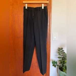Aritzia black wool command pants, NWT, size 0